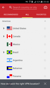 locatie-kiezen-android-expressvpn