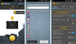 kiezen voor server Cyberghost
