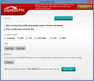 ExpressVPN Einstellungen