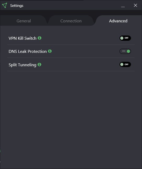 ProtonVPN geavanceerde instellingen