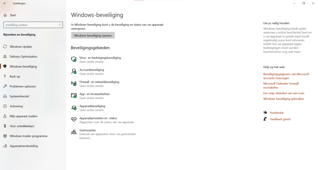 Windows beveiliging tegen adware