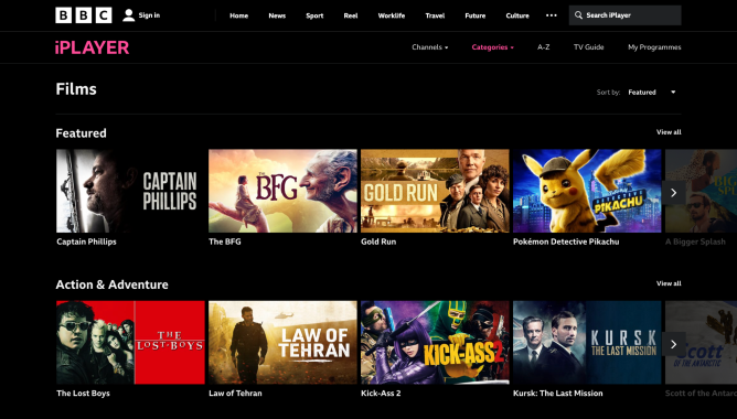 BBC iPlayer films